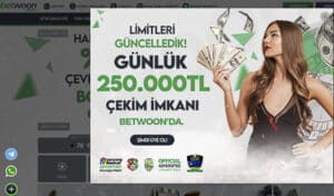 Betwoon Mobil Kayit